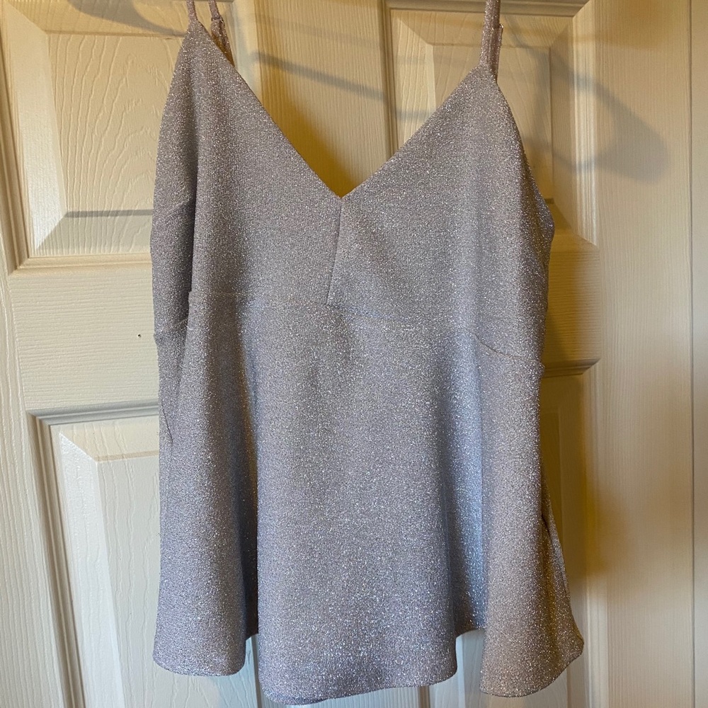 Silver tank top